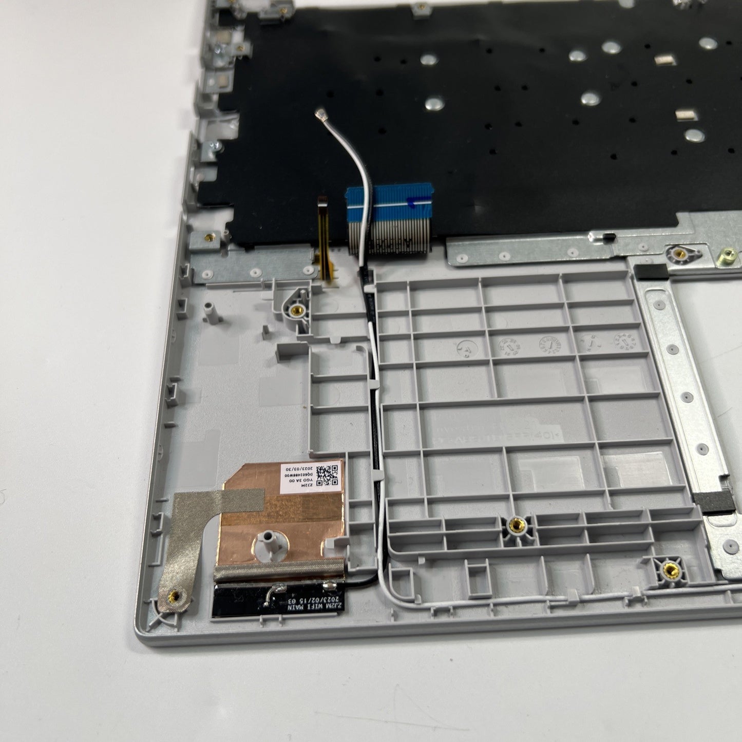 ASUS VivoBook 16X K3605Z UK Keyboard Palmrest Cover Silver