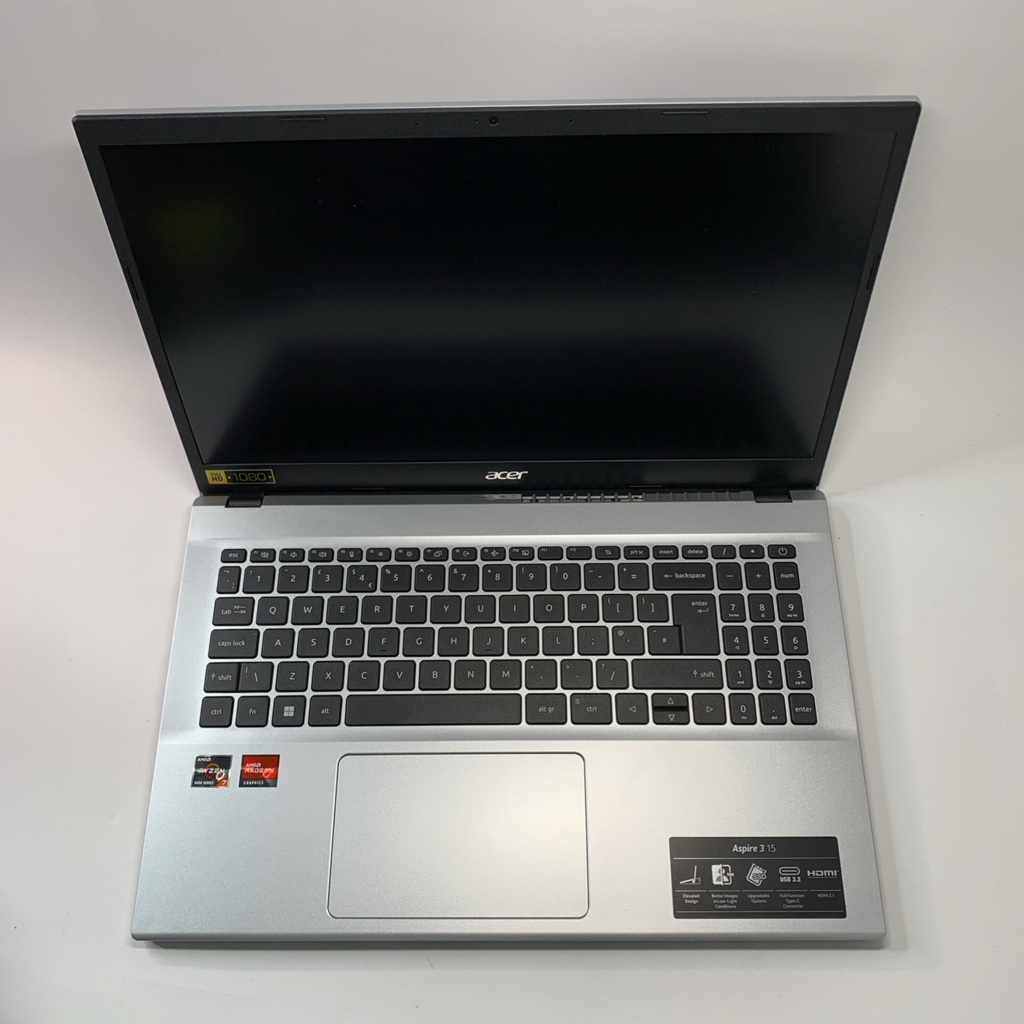 Acer Aspire 3 A315-44P 15.6" Laptop Ryzen 7 -5700U 16GB RAM 1TB SSD Windows 11