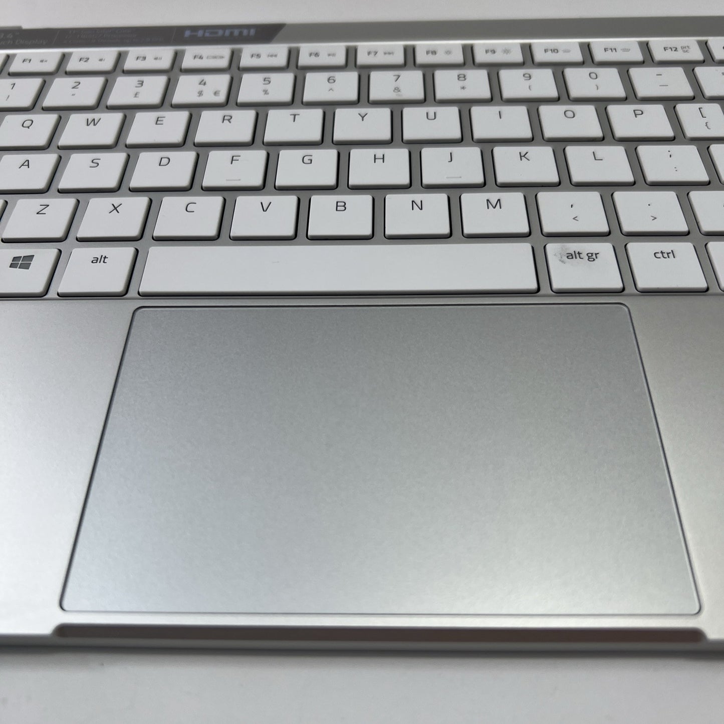 Razer Book 13 RZ09-0357 Genuine Palmrest UK Keyboard Touchpad Silver 13141560