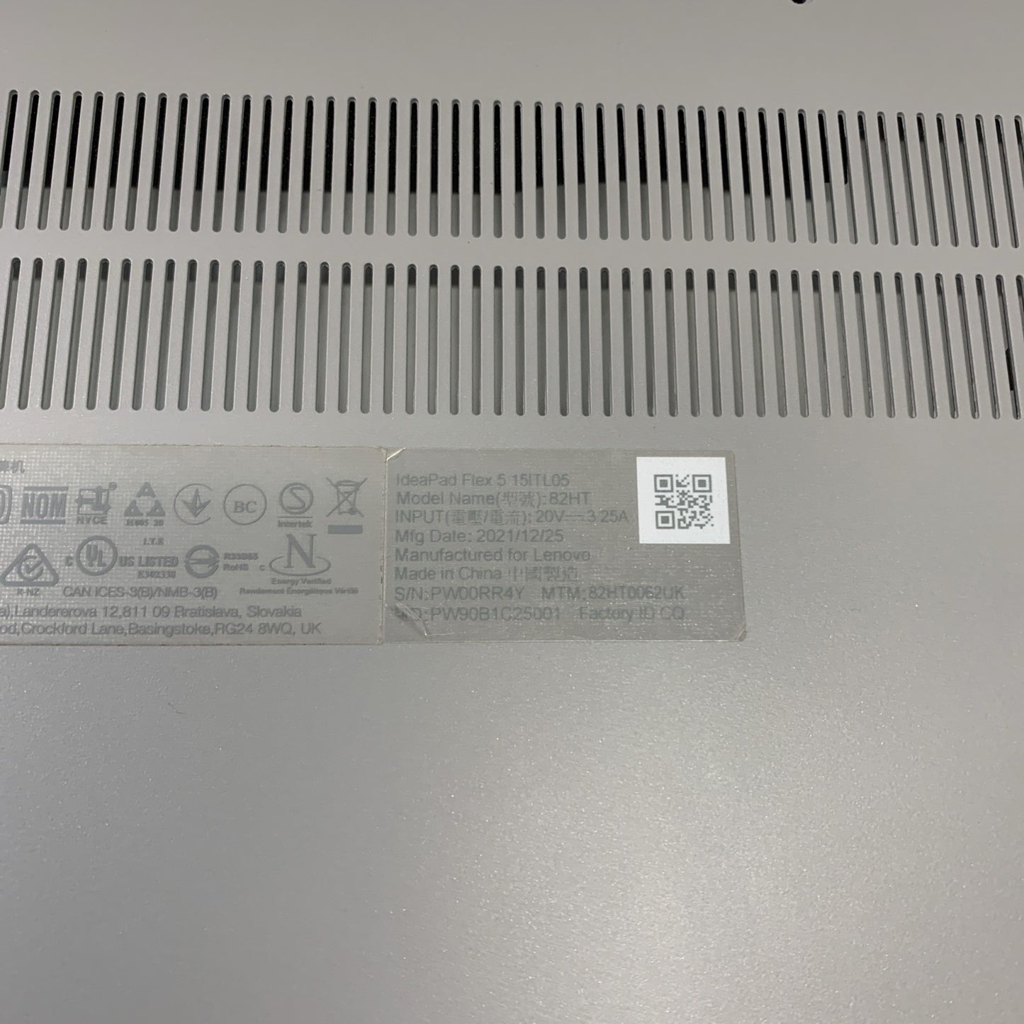 Lenovo Ideapad Flex 5 15IIL05 15ITL05 Bottom Base Cover SCB0R75475