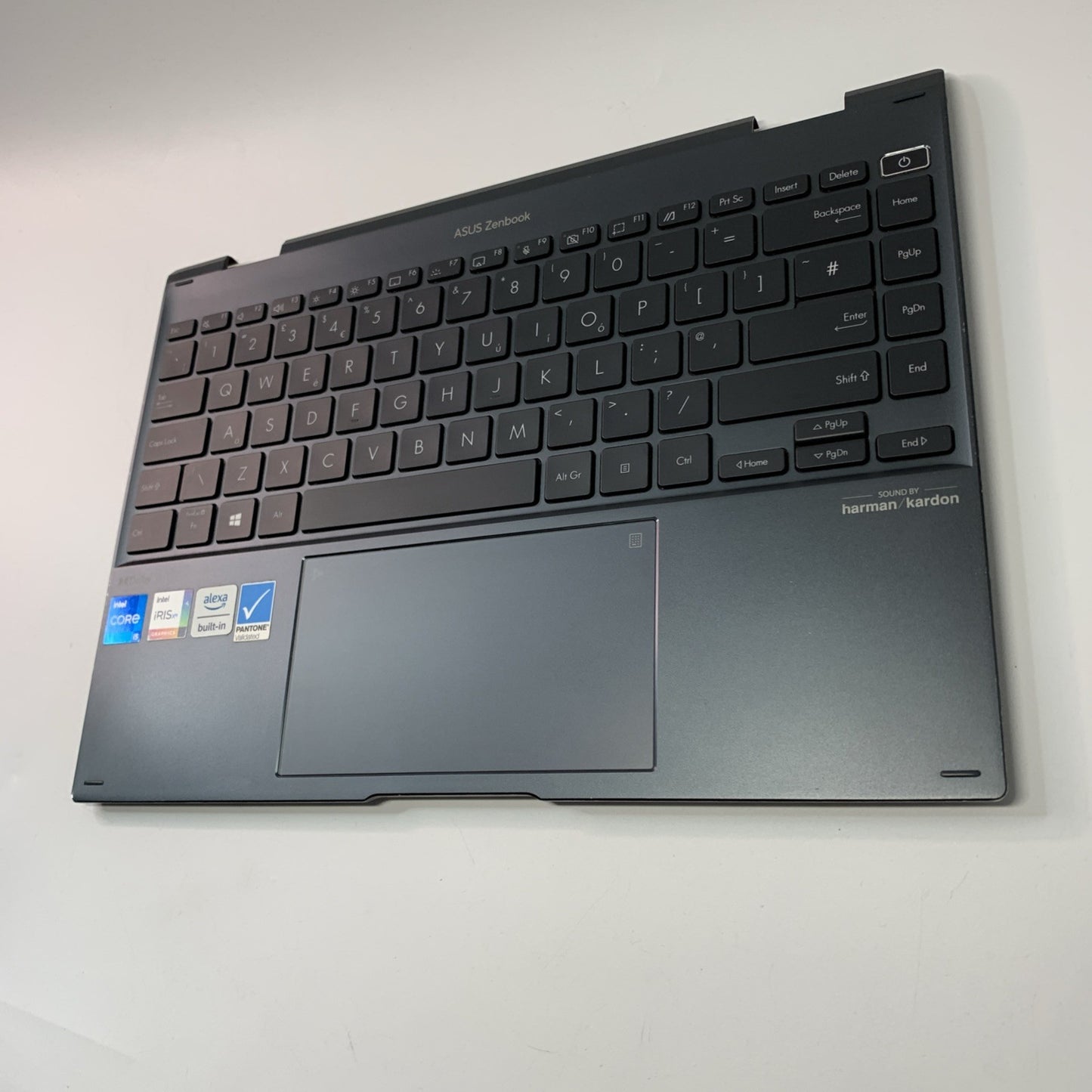 ASUS Zenbook 14 Flip UP5401Z Complete Palmrest Assembly UK keyboard