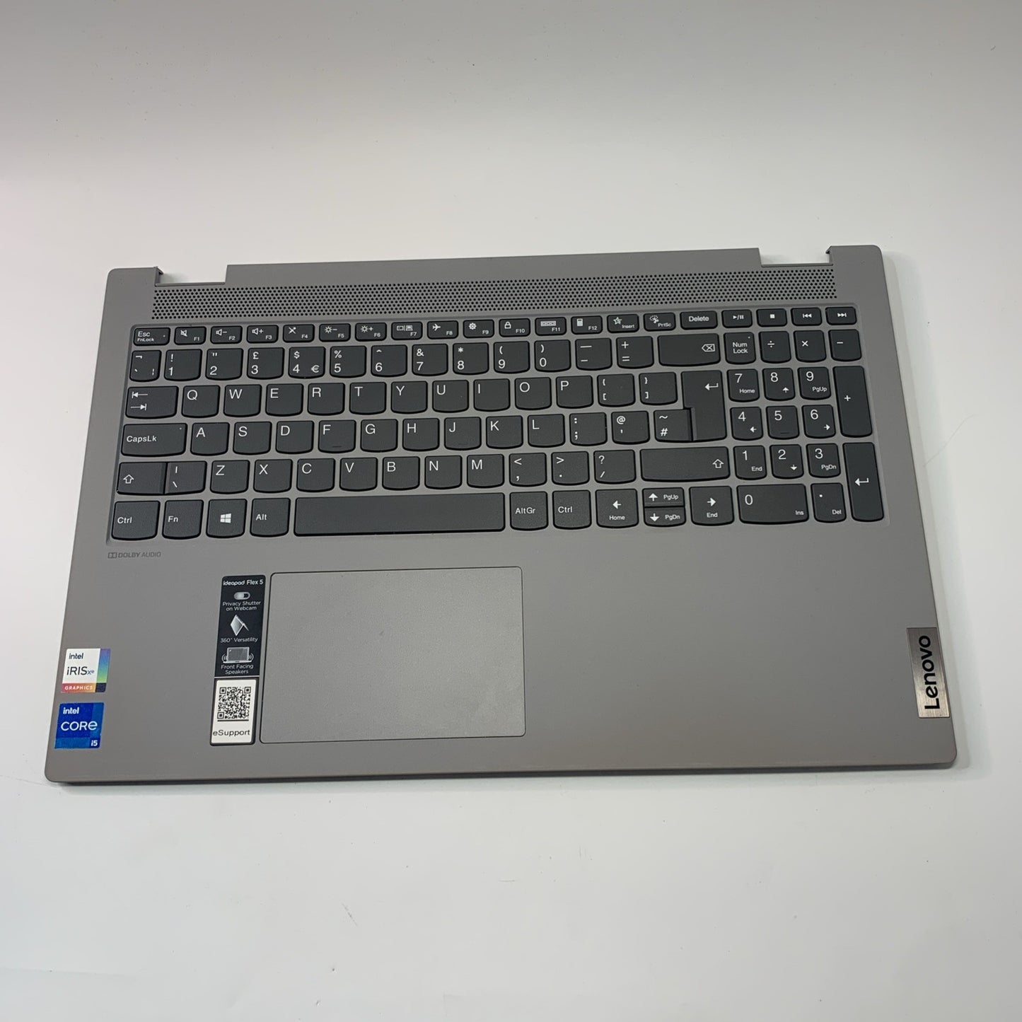 Lenovo Ideapad Flex 5-15 15ITL05 Complete Palmrest Keyboard Cover 5CB0Y85717