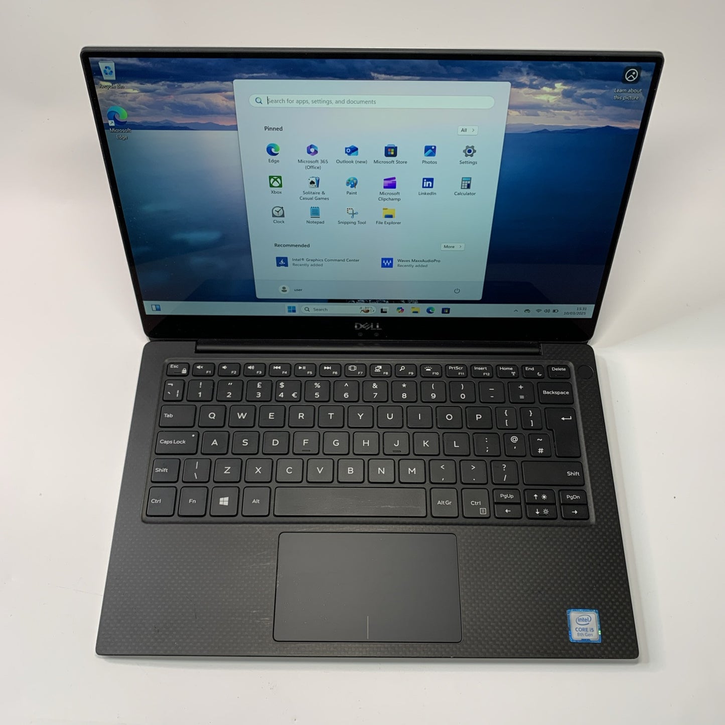 Dell XPS 13 9370 13.3" Laptop Intel Core i5-8250U 8GB RAM 256GB SSD Windows 11