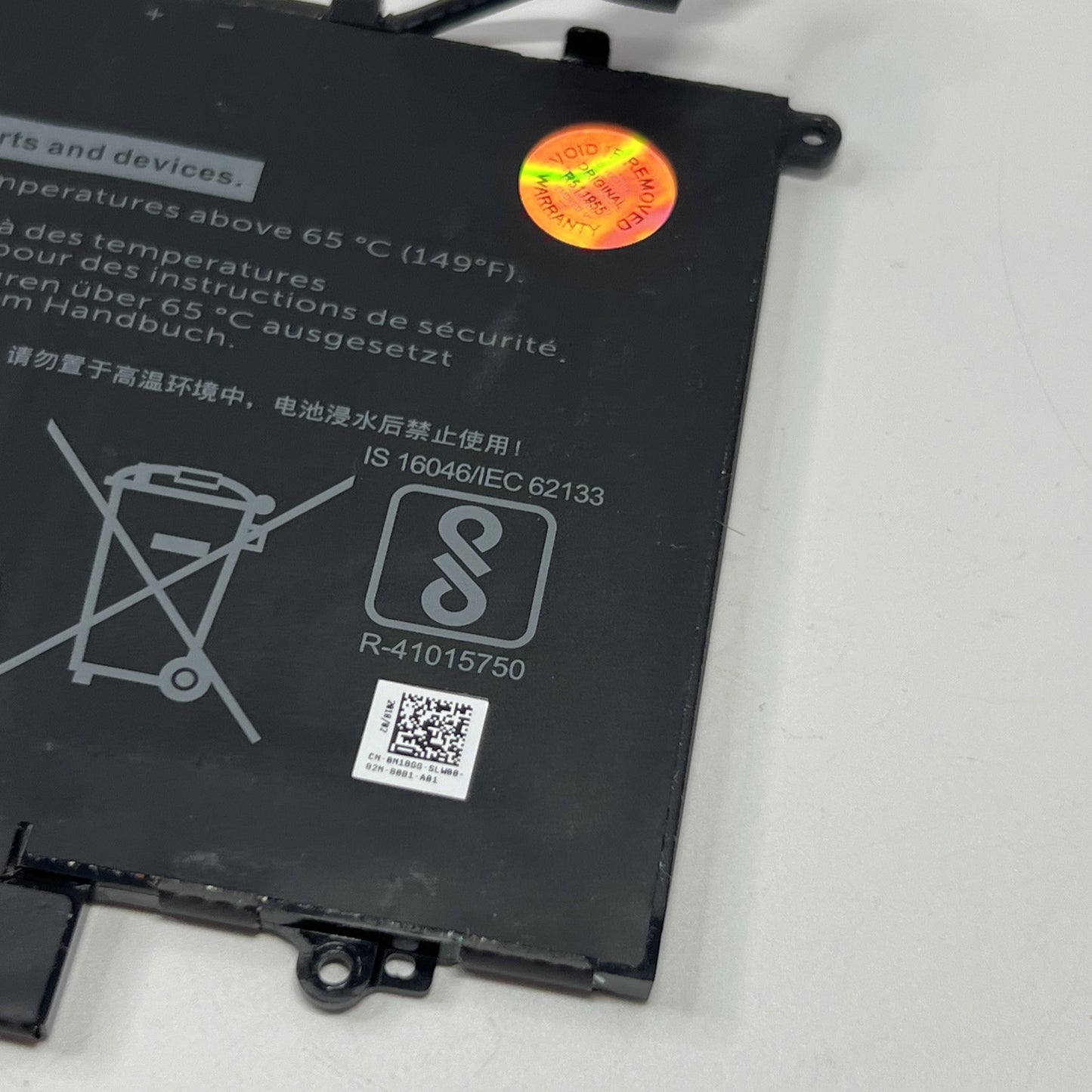 GENUINE DELL LATITUDE 5289 7389 7390 BATTERY K5XWW 7.6V (EXCELLENT)