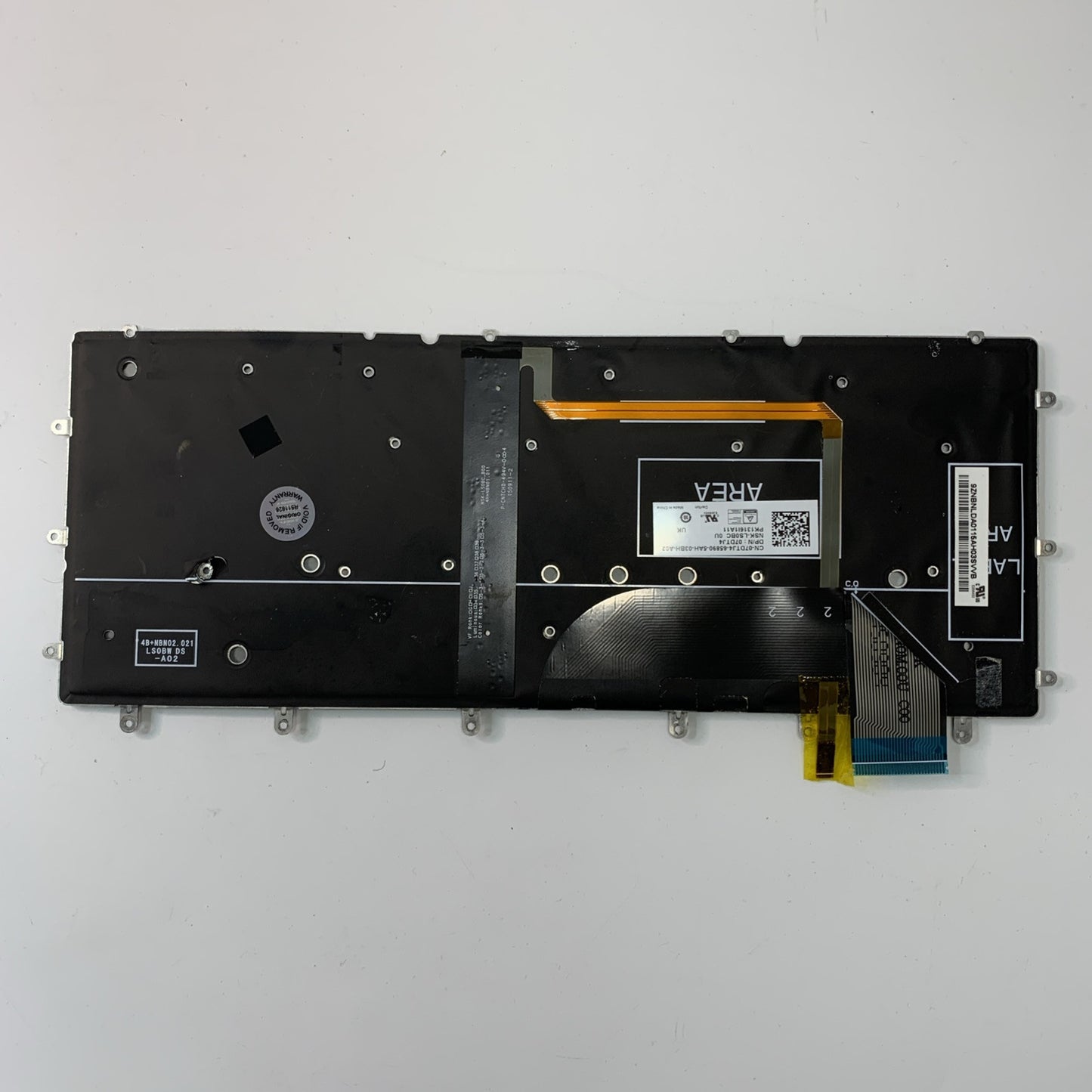 DELL XPS 13 9350 UK QWERTY BACKLIT KEYBOARD P/N 07DTJ4