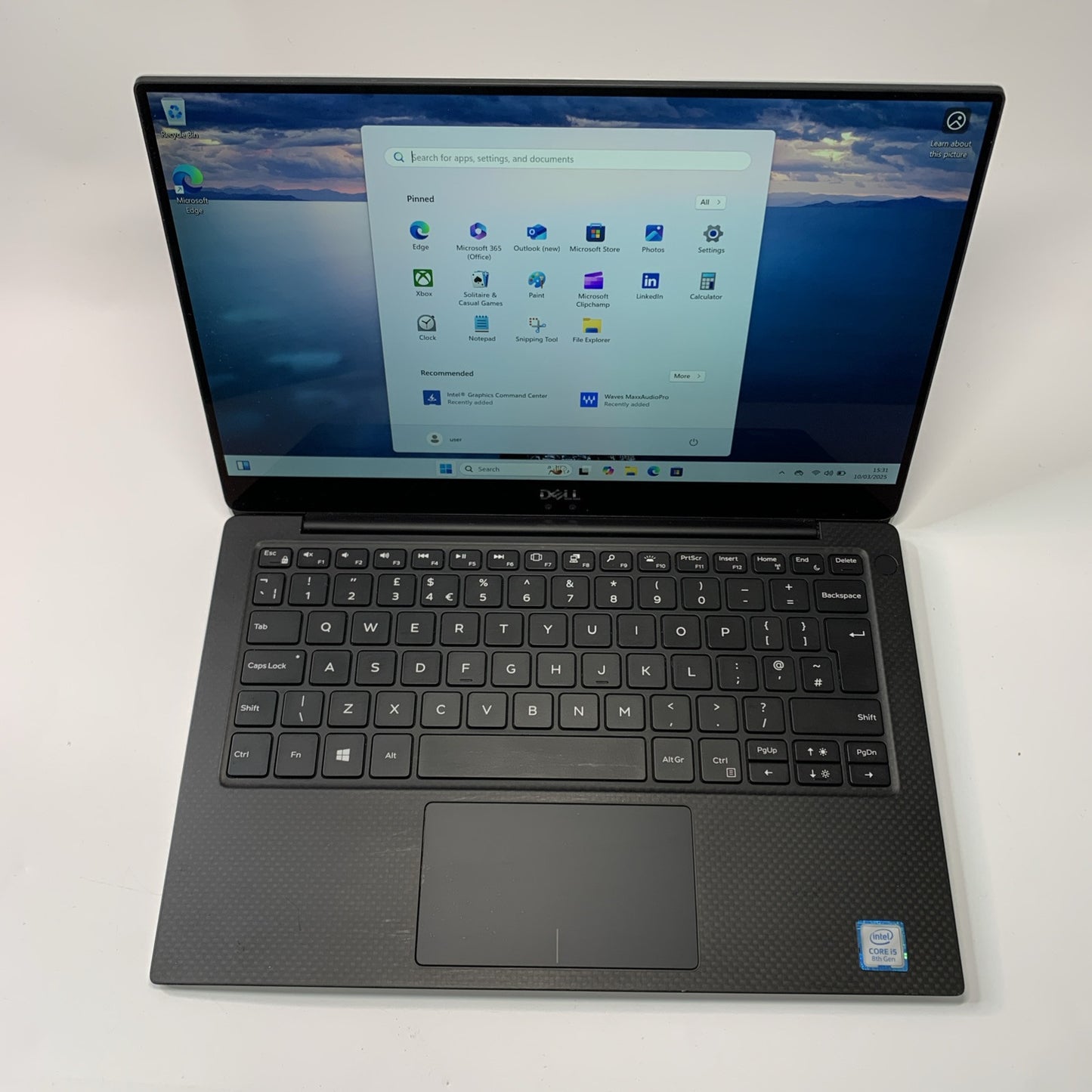 Dell XPS 13 9370 13.3" Laptop Intel Core i5-8250U 8GB RAM 256GB SSD Windows 11