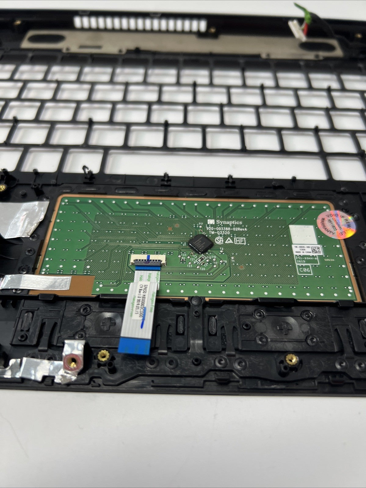 Genuine HP 15-da1013ne Palmrest Cover Chassis Touchpad Trackpad Black + DC Jack