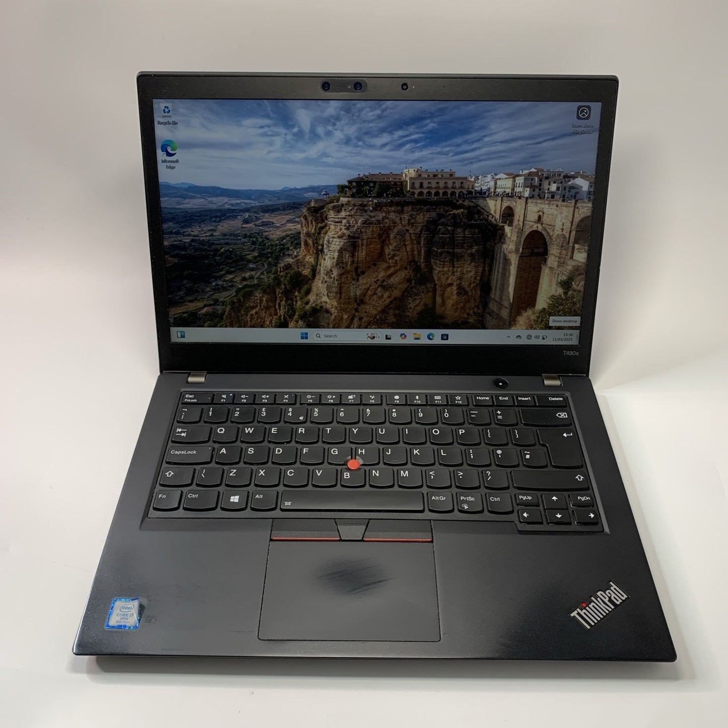 Lenovo ThinkPad T480s 14" 256GB SSD Core i7-8650U 8th Gen, 16GB RAM Touchscreen