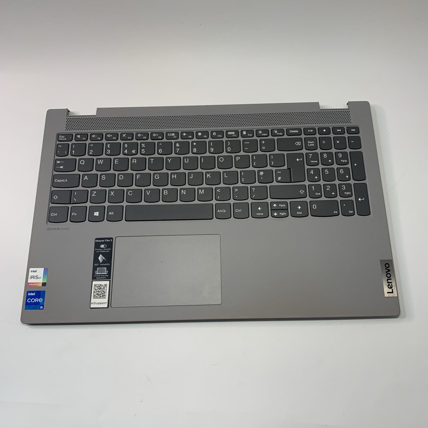 Lenovo Ideapad Flex 5-15 15ITL05 Complete Palmrest Keyboard Cover 5CB0Y85717