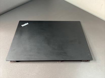 Lenovo ThinkPad T480 Laptop LCD Back Cover Top Case Black Hinges Cables
