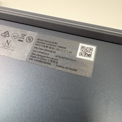 Lenovo Ideapad 3 Chrome-14M836 Base Cover Bottom Case Blue HQ20730901000