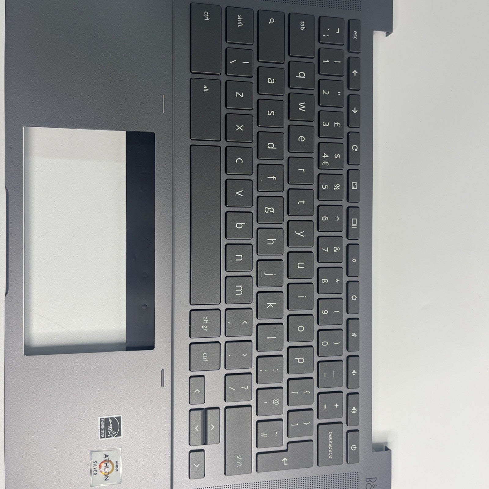 HP Chromebook 14B-NA 14 Cover Pamlrest + keyBoard Sliver KEQ4F0GCTATPIO
