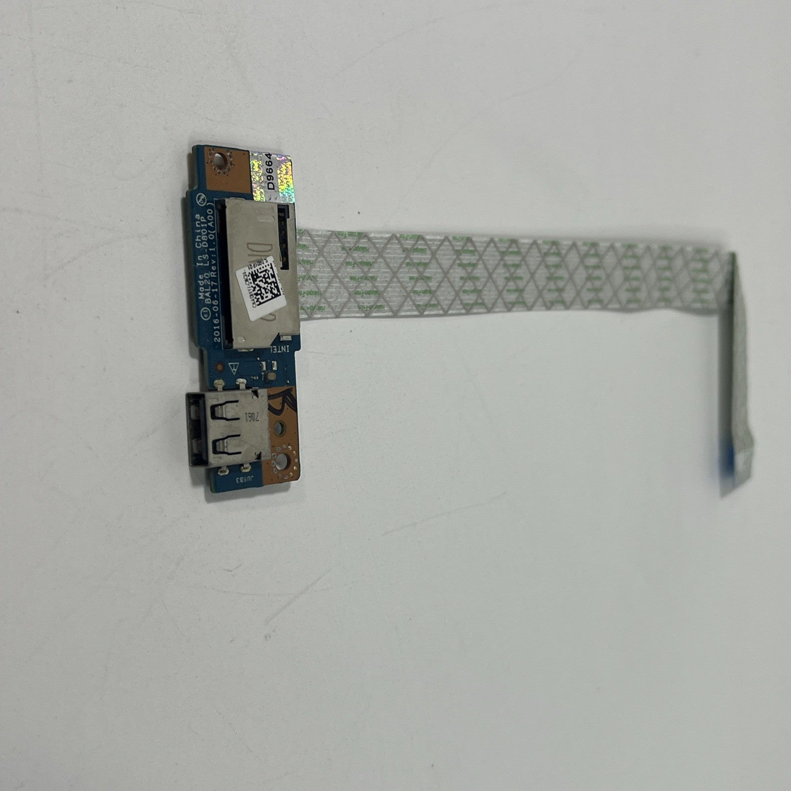 Genuine Dell Inspiron 15  5567 5565 Laptop USB IO Board 0D99YJ 0F8K78 LS-D807P