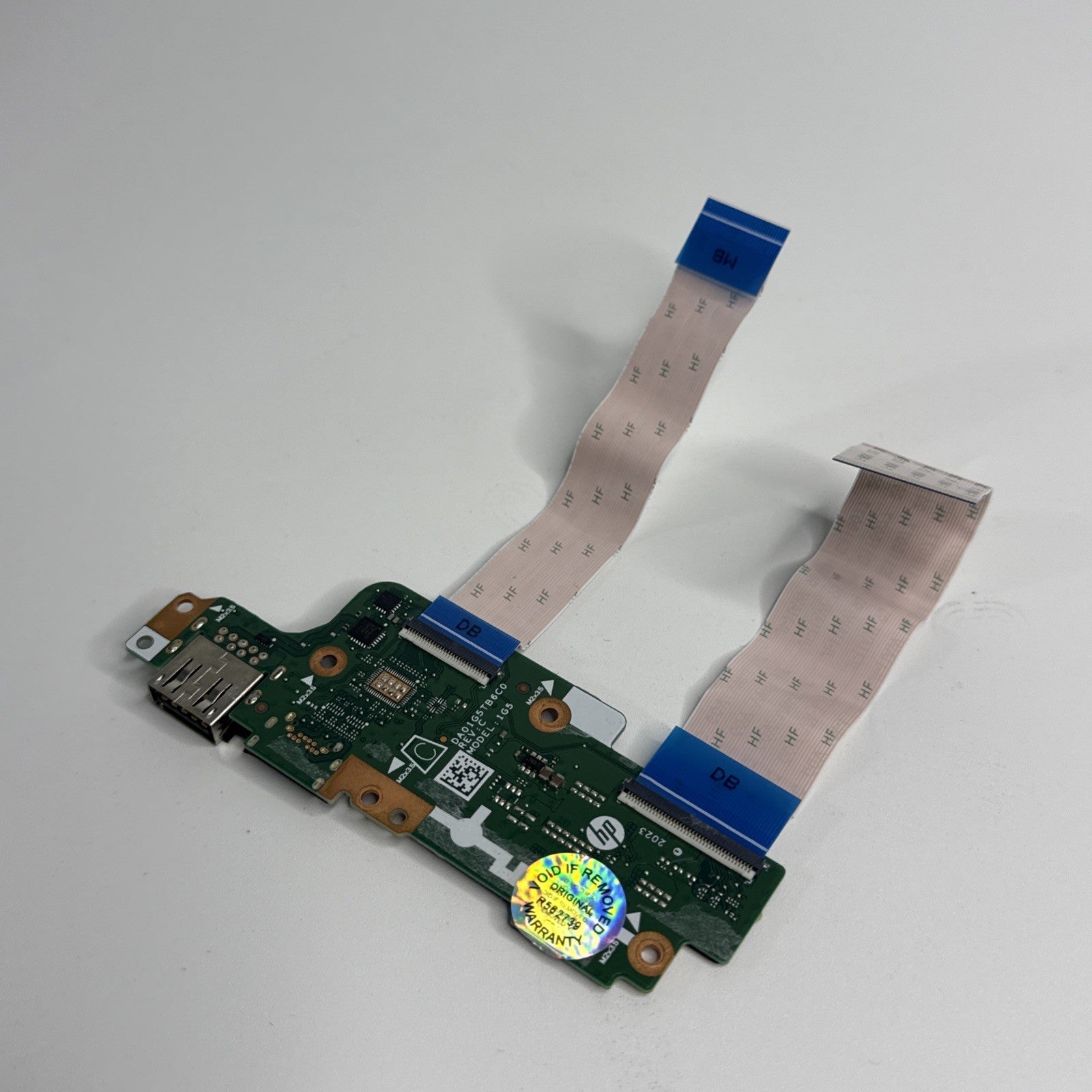 HP Chromebook 14A-NF0002SA USB I/O Port Board And Connectors