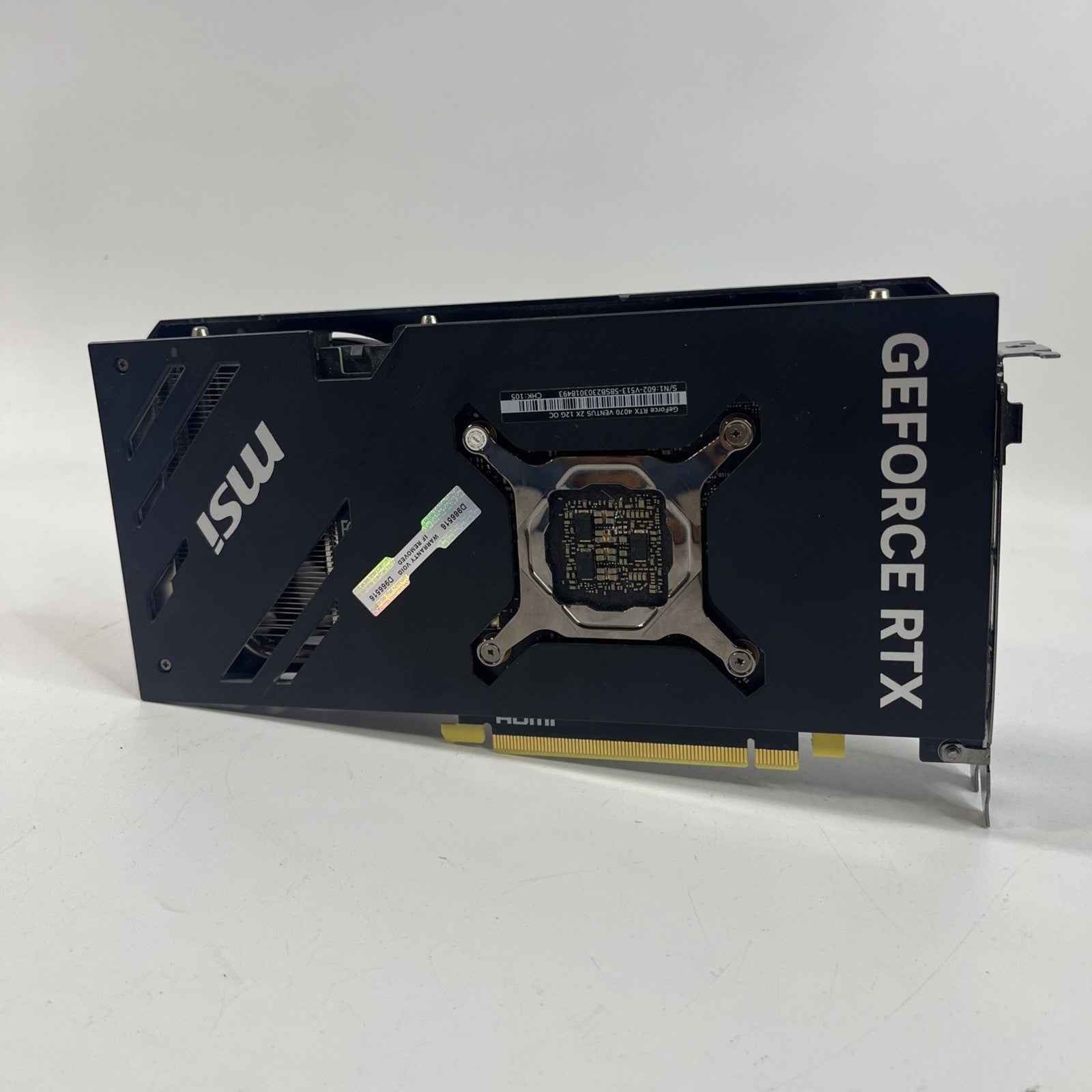 MSI GeForce RTX 4070 OC VENTUS 2X OC 12GB GDDR6 Graphics Card