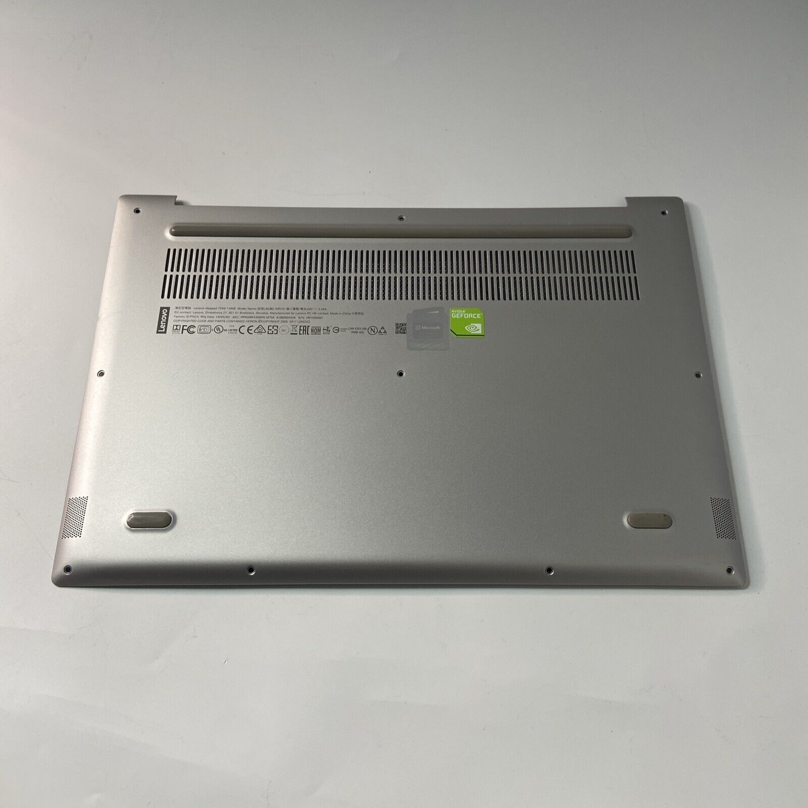 Lenovo Ideapad 720S-14IKB 80XC Base Chassis Bottom Case Cover AM1YA000200