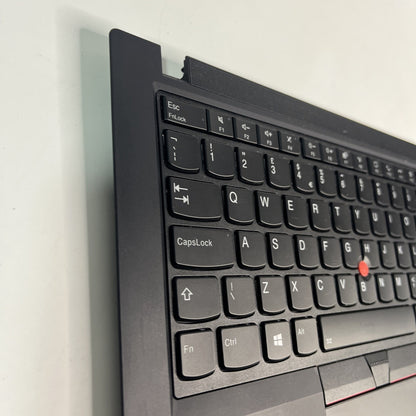 Genuine Black Lenovo ThinkPad P14s Gen 2 Complete Palmrest Uk Keyboard PK471000