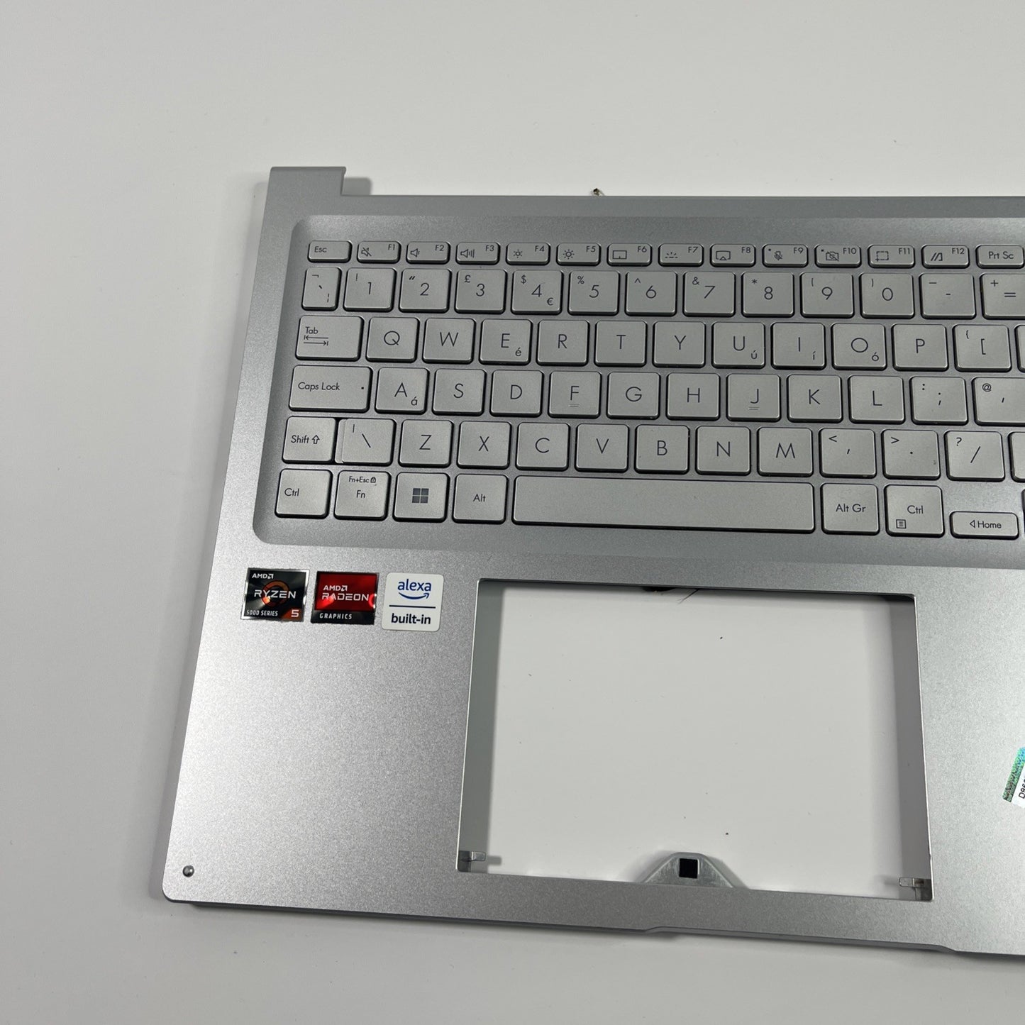 Genuine Silver ASUs vivobook 16 m1603QA palmrest And Keyboard 13N1-FBM0311