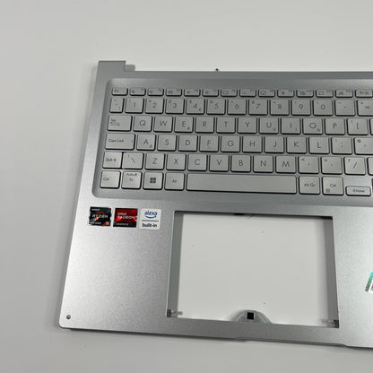Genuine Silver ASUs vivobook 16 m1603QA palmrest And Keyboard 13N1-FBM0311