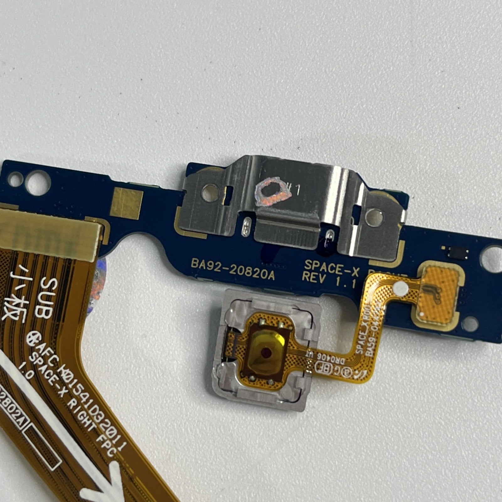 Samsung Book S NP767XCM  USB-C Port Board , Cable And Power Button BA92-20820A