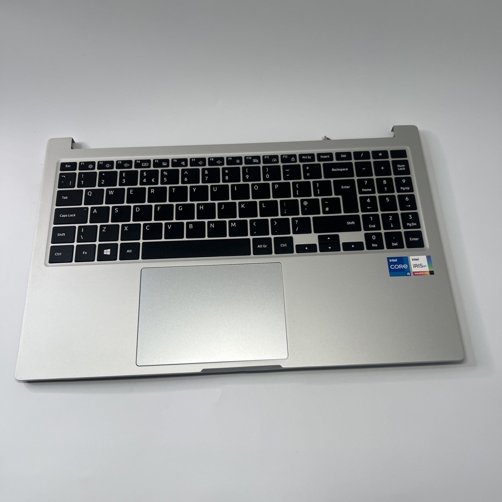 Samsung Galaxy Book NP750XDA Palmrest UK Upper Case Silver
