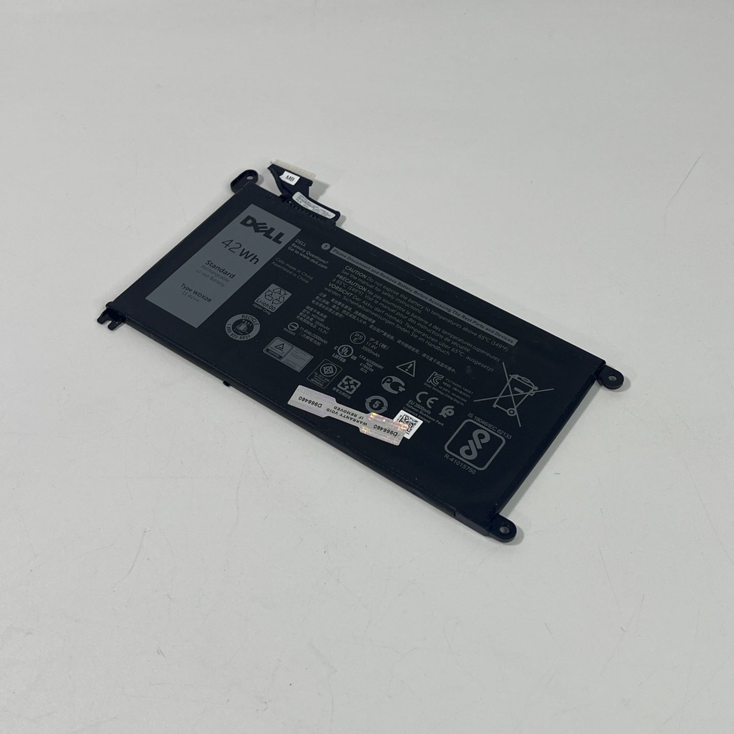Genuine WDX0R Battery for Dell Inspiron 15 5567 Good Condition