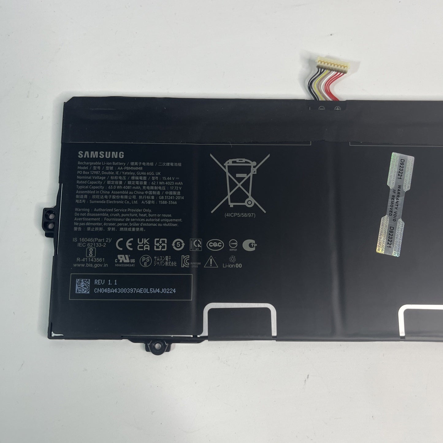 Genuine AA-PBMN4MR Battery For Samsung Galaxy Book Pro 2 NP950XED 68WH