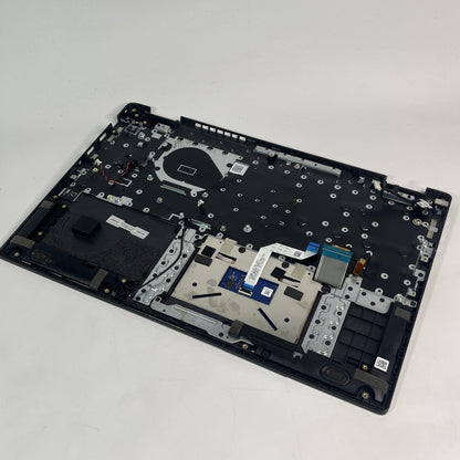 Genuine Black Dell Latitude 3520 Palmrest , Touchpad & Speakers. Bit Cracked