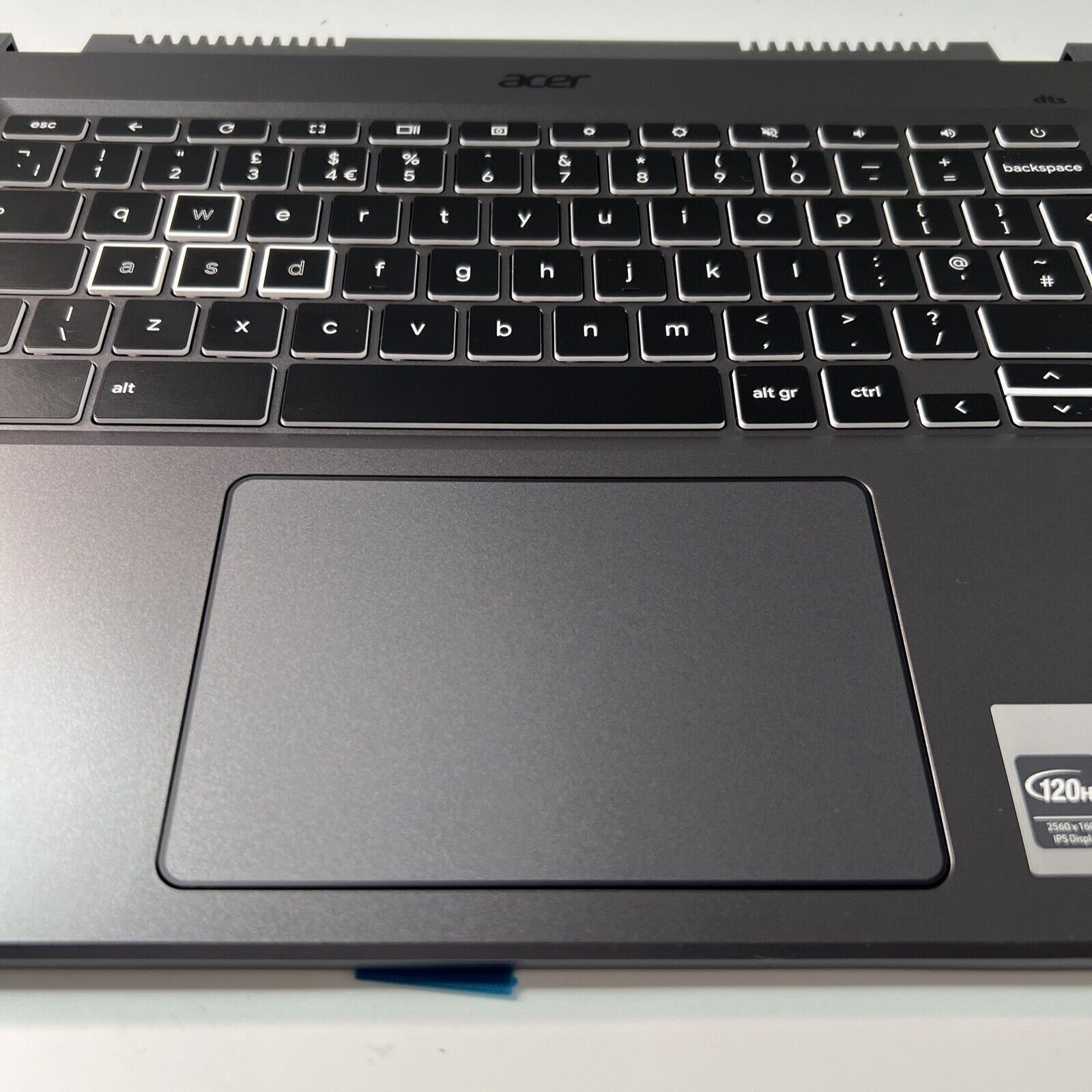 Acer Chromebook 516 GE CBG516-1H Palmrest UK Keyboard Touchpad Genuine