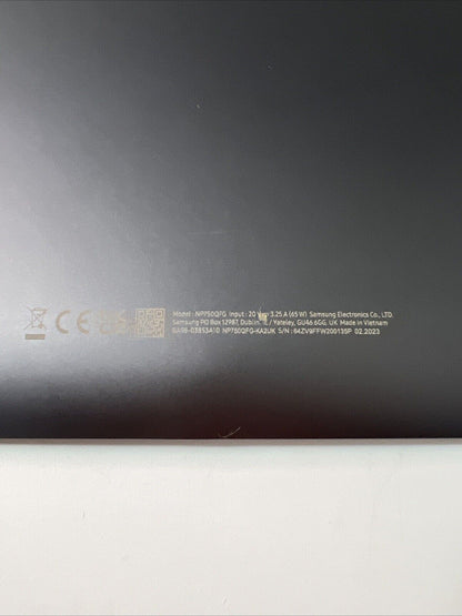 Samsung Galaxy Book 3 NP750QFG Bottom base Cover BA98-03678A