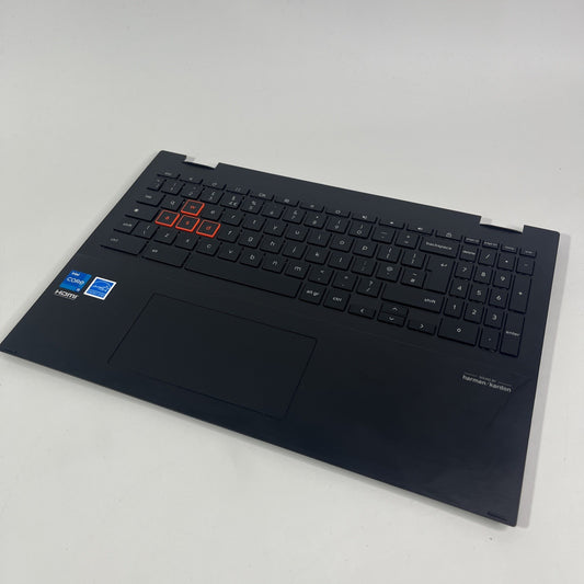 Asus Chromebook CX5501FE Palmrest Keyboard Top Case Touchpad BLACK.