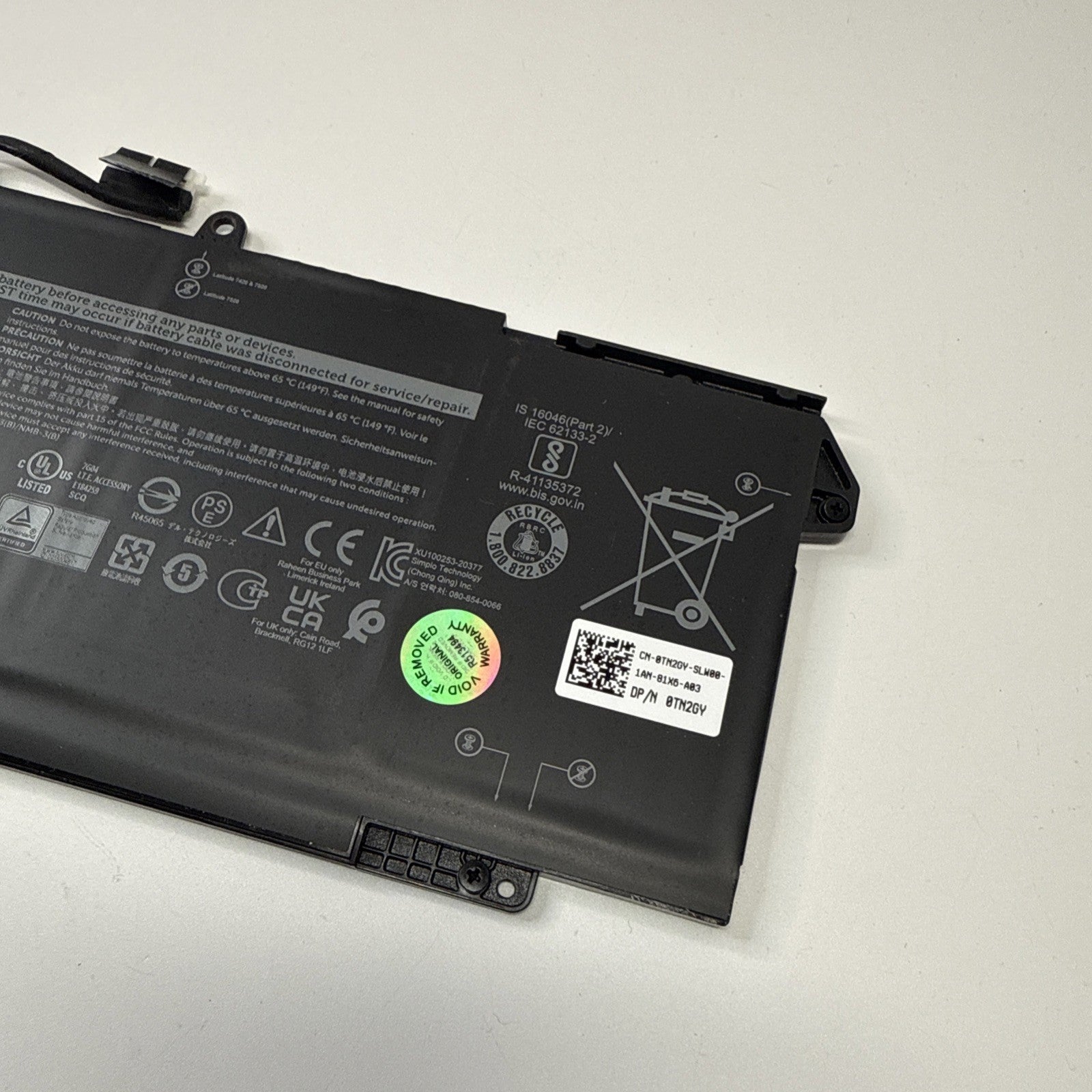 Dell Latitude 5320 Genuine Battery 7FMXV DP/N 0TN2GY (FAIR)