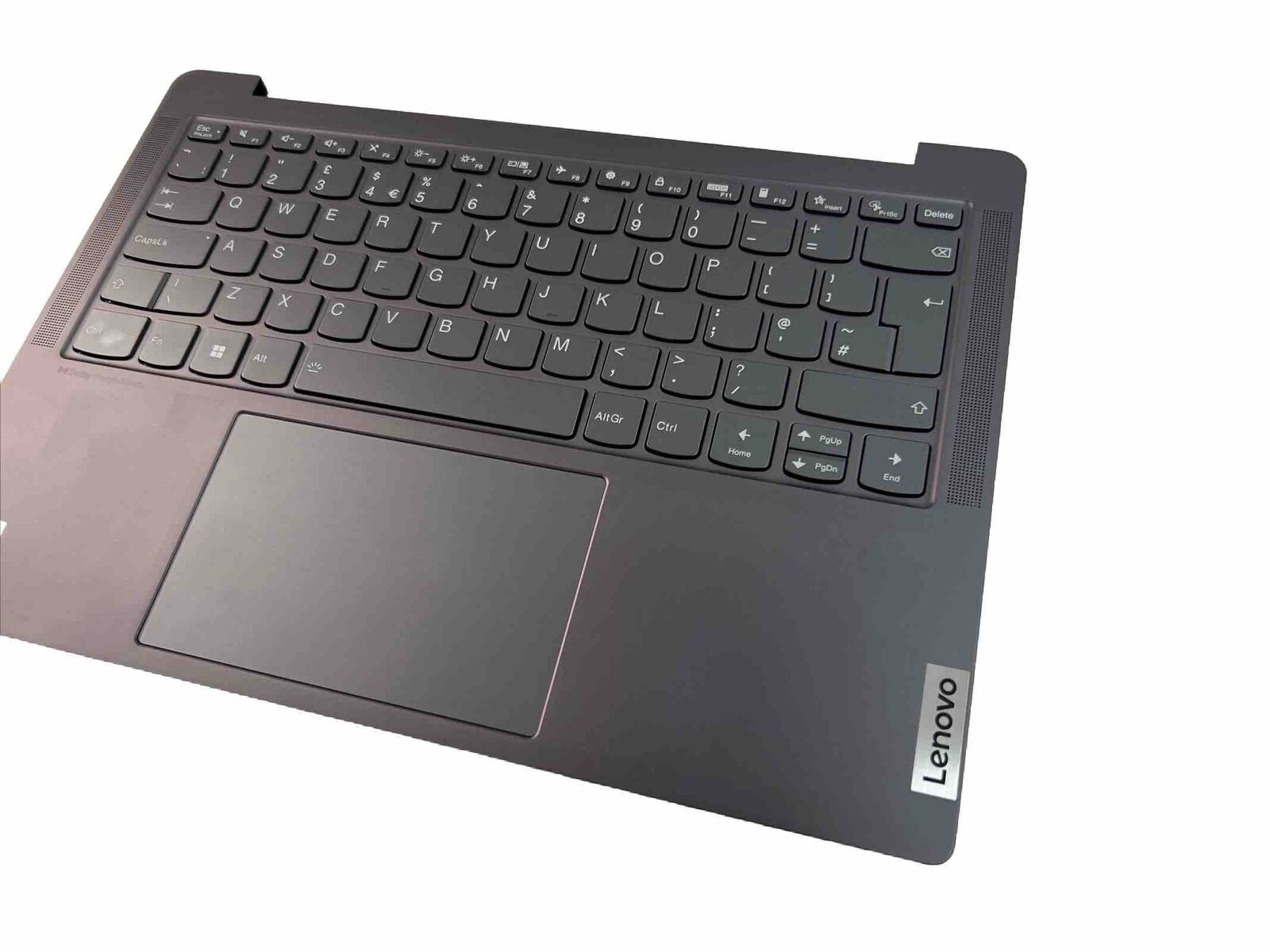 Lenovo Yoga 6 14IAP8 Complete Palmrest Cover Touchpad Keyboard UK Grey Speakers