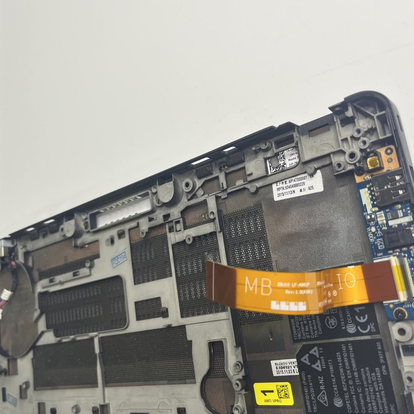Genuine Black Dell Latitude E7450 Base Bottom Chassis Case Base  HVJ91 0HVJ91