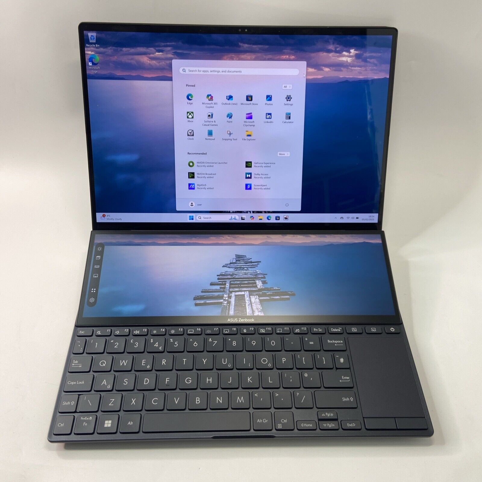 ASUS ZenBook Pro 14 Duo 14.5' 2.8K OLED TOUCH Intel i9-13900H 32GB DDR5 1TB SSD 