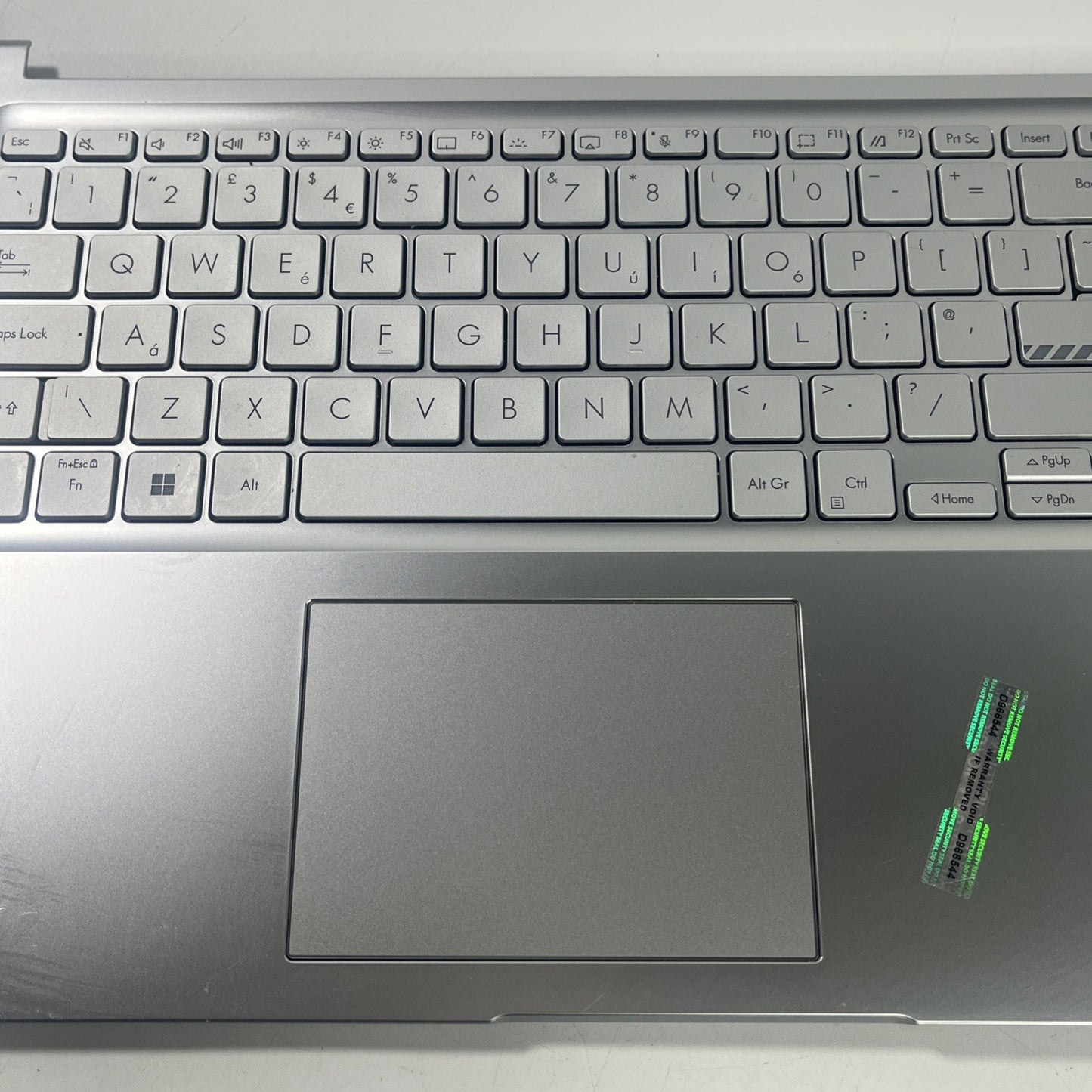 Genuine Silver Asus Vivobook 15 X1504ZA Palmrest, Keyboard& Speaker 13N1-GVM0401