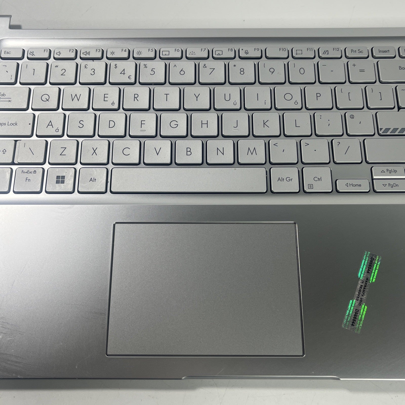 Genuine Silver Asus Vivobook 15 X1504ZA Palmrest, Keyboard& Speaker 13N1-GVM0401