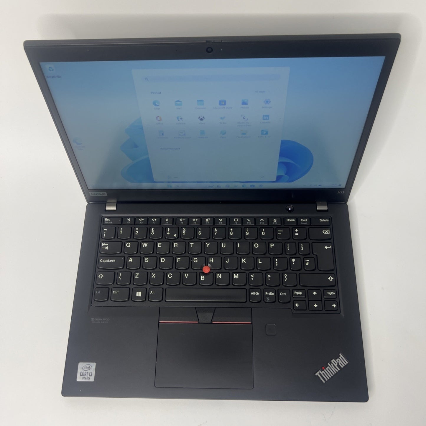 Lenovo  X13 GEN1 Laptop i3-10110U  10TH GEN 8GB RAM 256GB SSD Windows 11 Pro