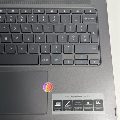 Genuine Acer CB Spin 714 Palmrest Upper Case Keyboard And Touch Pad CN6713TJ