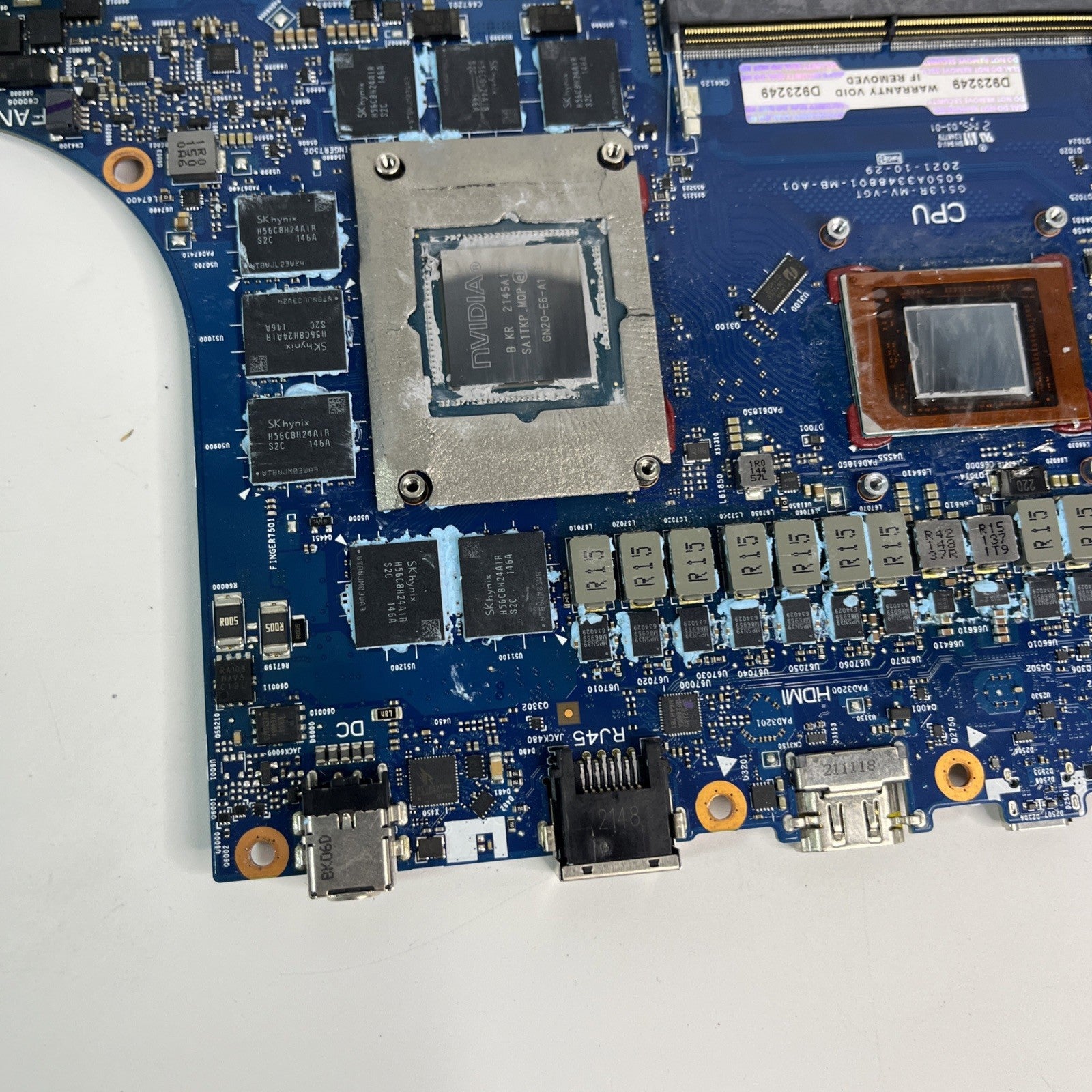 Genuine Asus ROG Strix G15 G513R Motherboard Ryzen 7 6800H Rtx 3070TI.Faulty