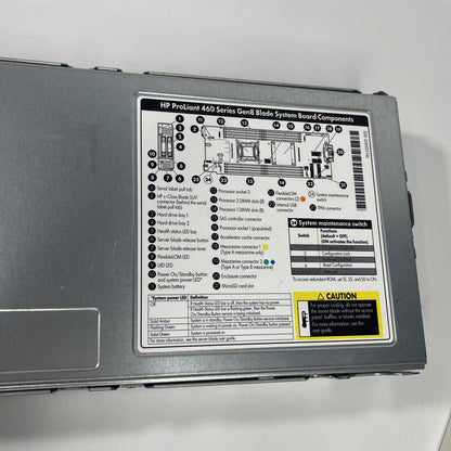 HP ProLiant BL460c Gen8 G8 2x six-Core E5-2640 XEON 2.5GHz 48G RAM.No Hard Drive