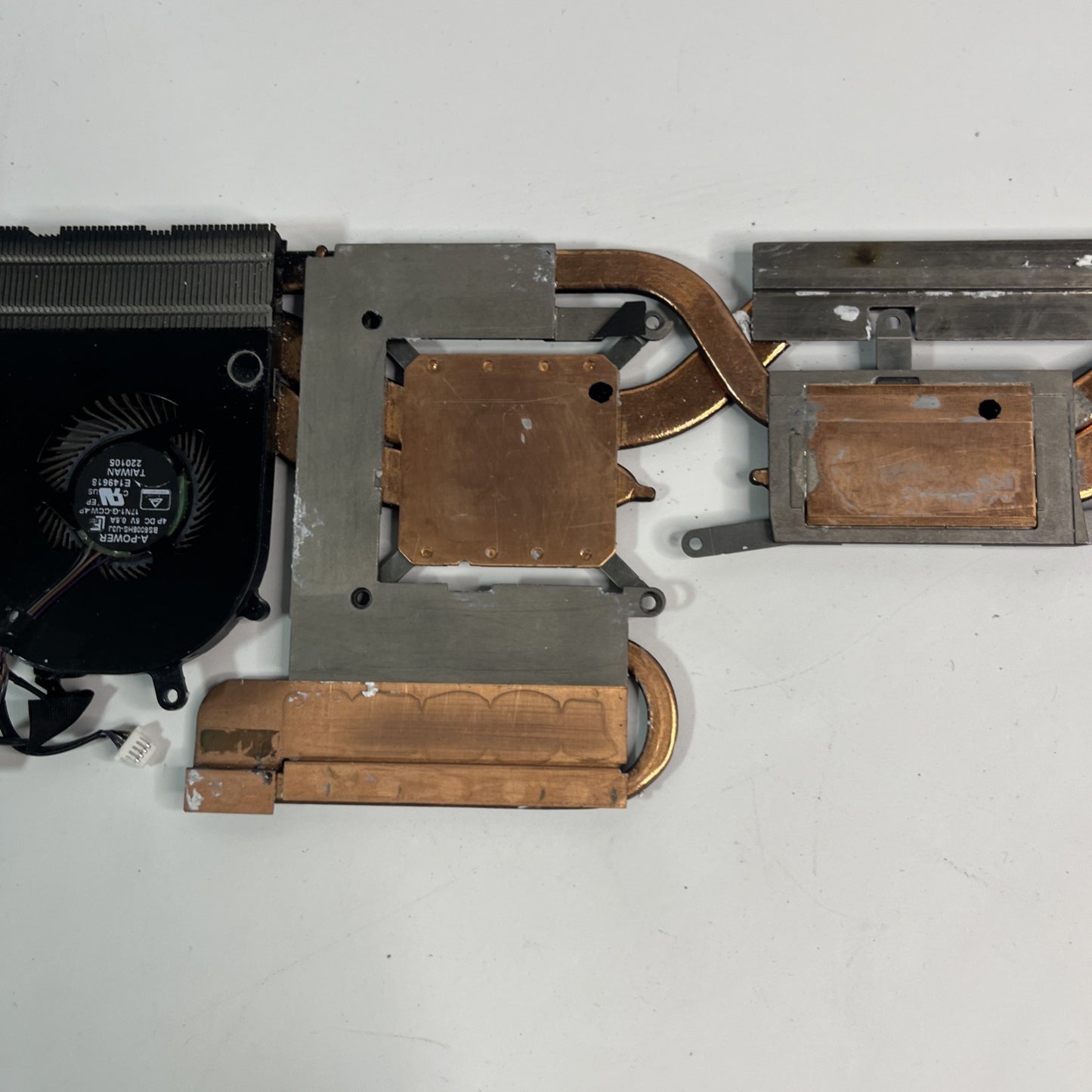 Genuine Grey msi z17 ms-17n1 Cpu & GPU Cooling Fans + Heatsink 0402140