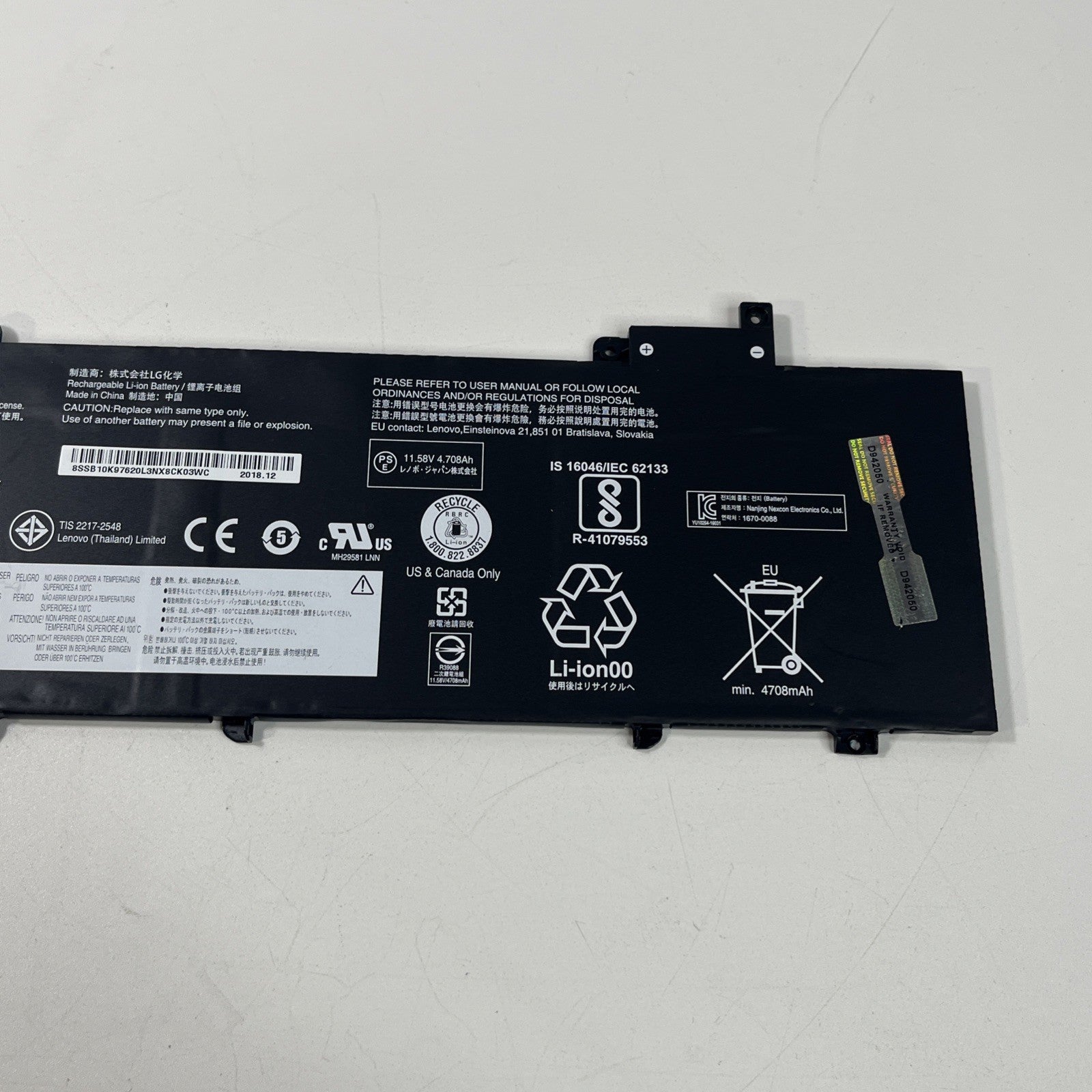 Genuine L17M3P72 Battery For Lenovo ThinkPad T480S , Battery Health: Good