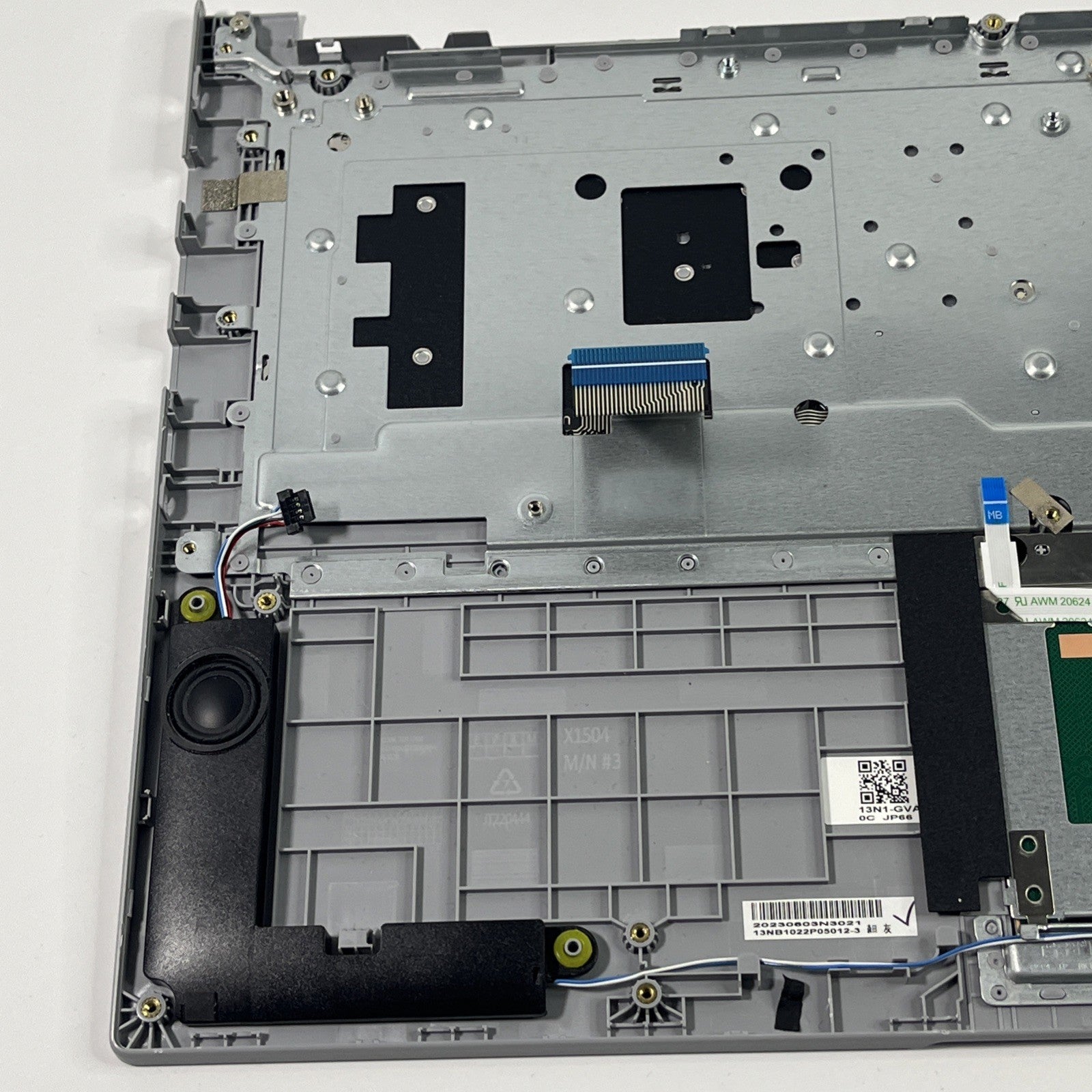 Genuine Silver Asus VB 15 X1504ZA Palmrest, Keyboard& Speaker 13N1-GVM0401.#G A