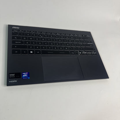 MSI Prestige 13 AI Evo A1MG Palmrest / Top Case Assembly- UK Keyboard – Grade B