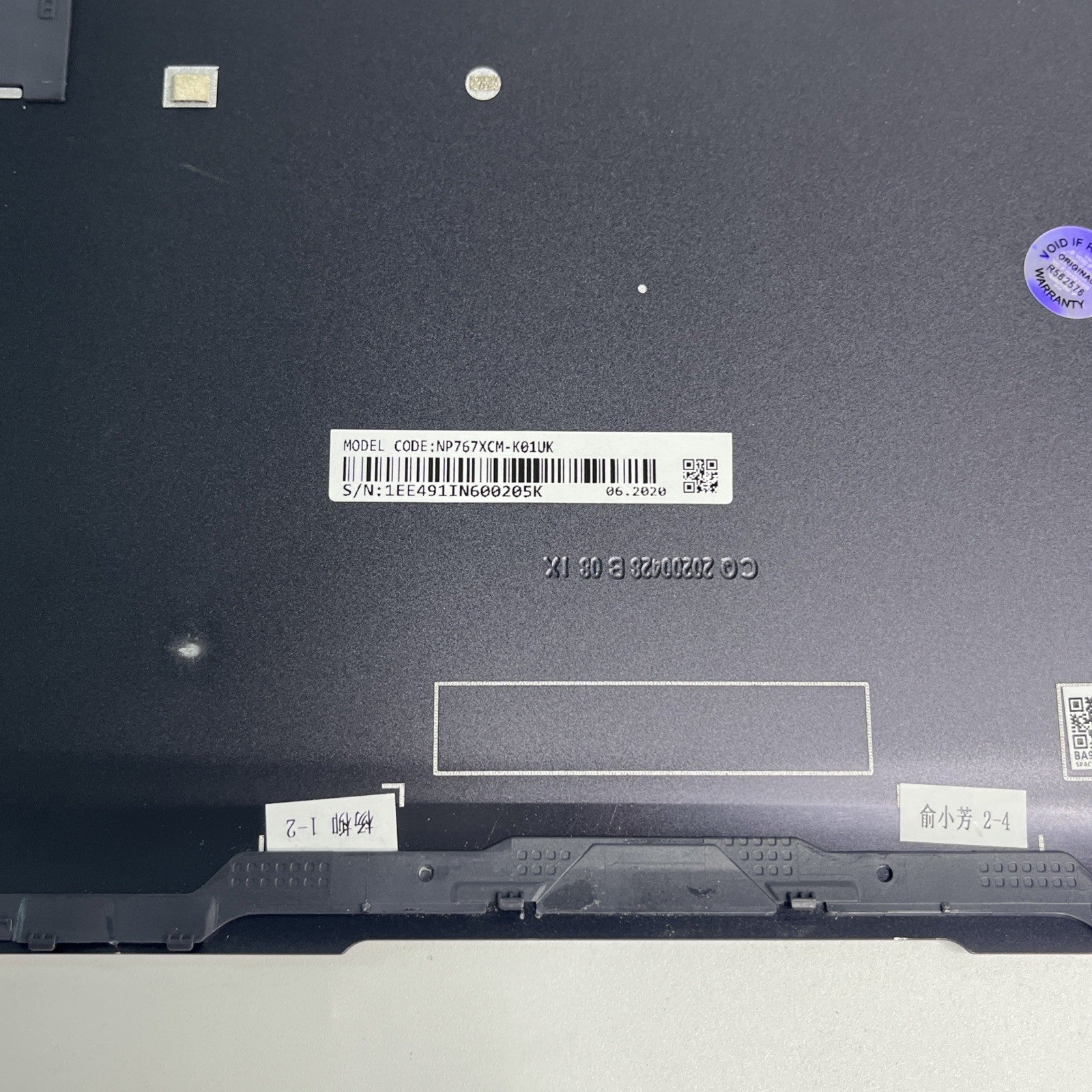 Samsung Galaxy Book S 13 NP767XCM Base Bottom Cover Lower Case BA98-02245A