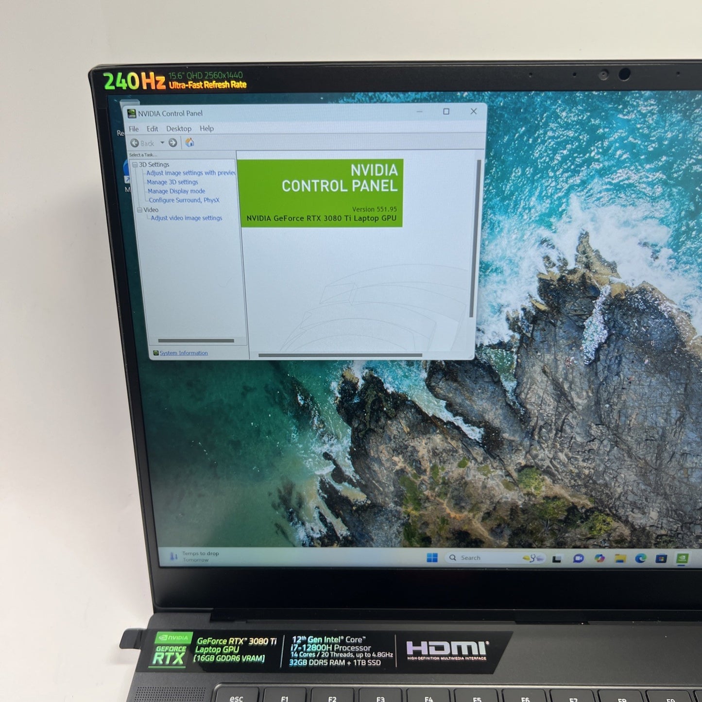 Razer Blade 15 Advanced RZ09-0421 Intel i7-12800H 32GB RAM 1TB SSD RTX 3080Ti