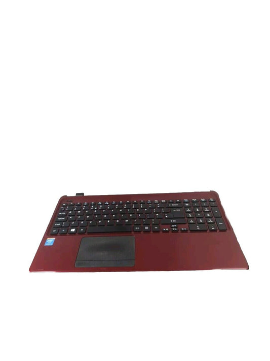 Acer Aspire E1 E1-570 E1-572 Complete Red Palmrest UK Keyboard