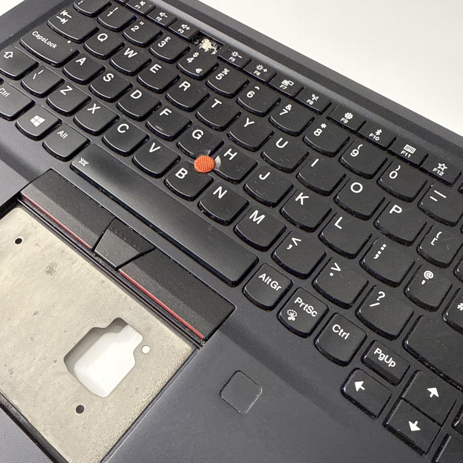 Genuine Lenovo x390 yoga Palmrest Assembly UK Keyboard (1 Key Missing)