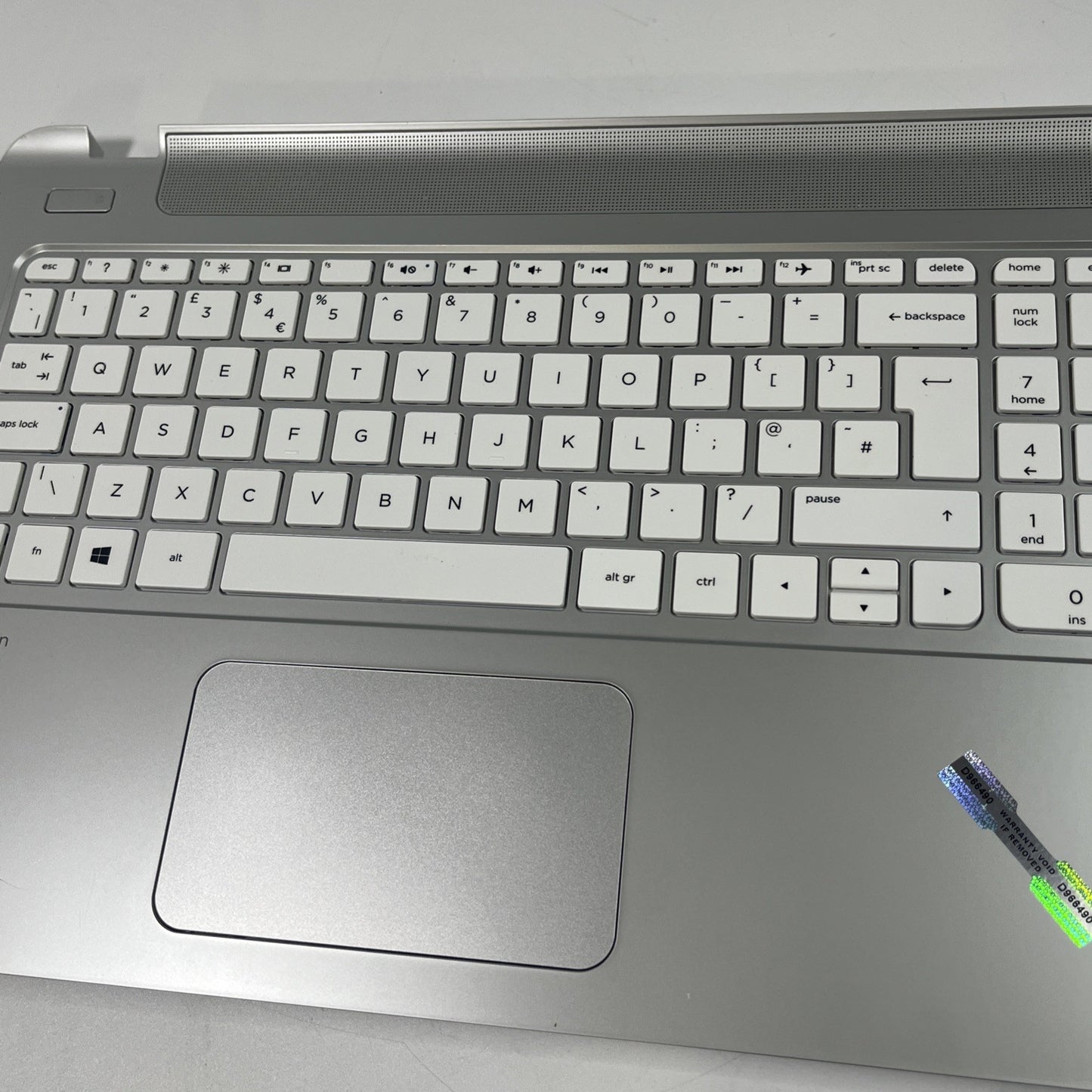 Genuine Silver Hp Pavilion 15-P189SA Palmrest ,keyboard&  Touchpad EAY1400304042